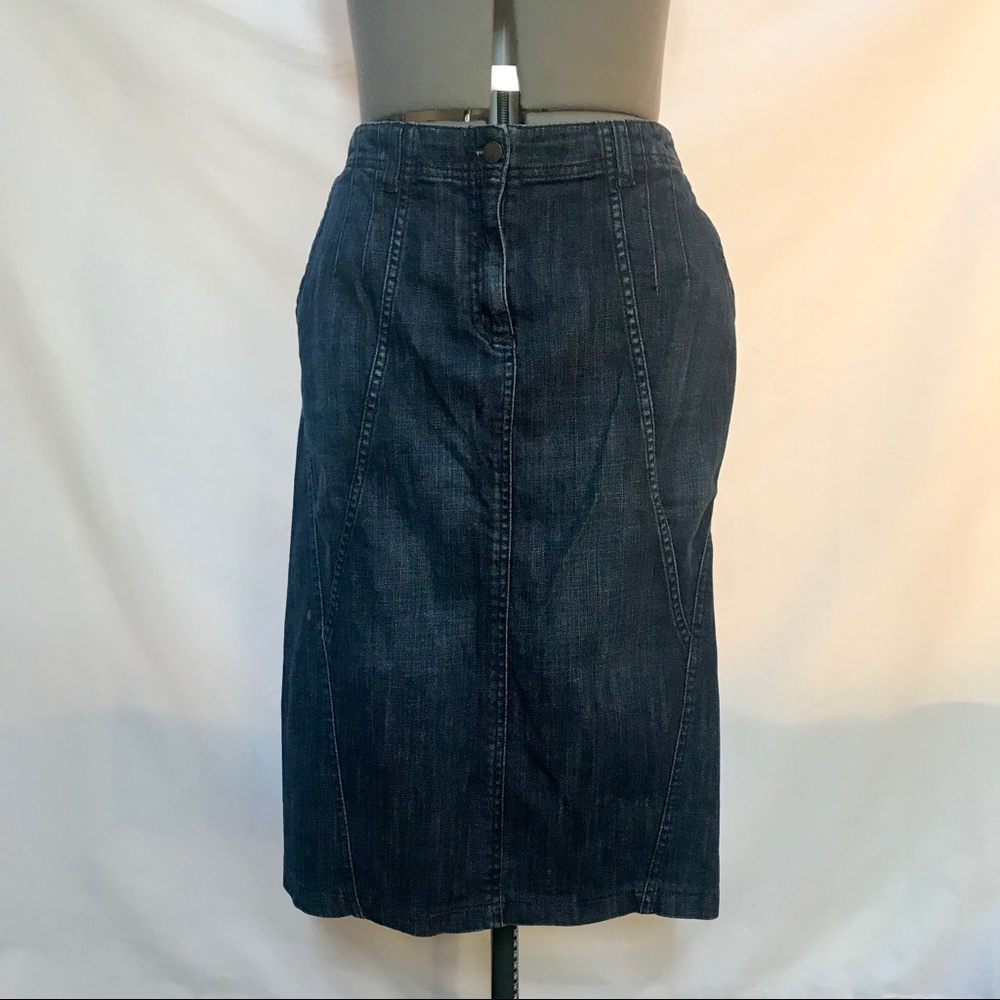 H&M denim pencil skirt size 12